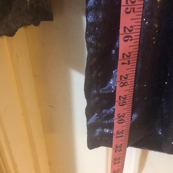 & Other Stories Shimmery Velvet Mini Dress - Picture 5 of 6